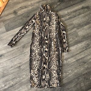 Zara- Snake Print Dress